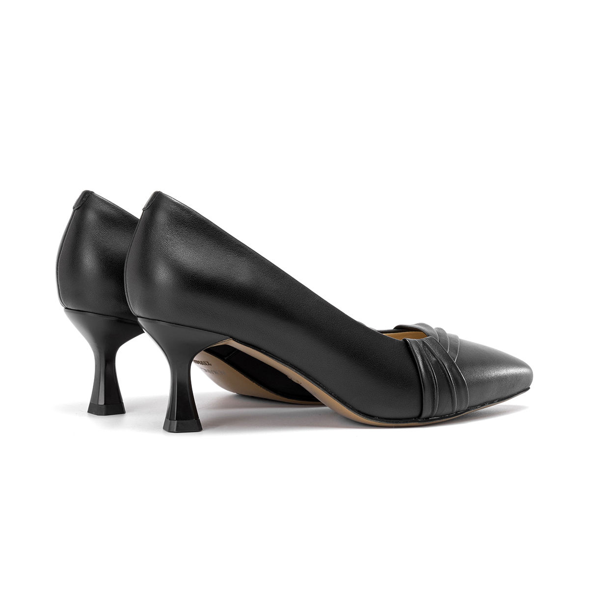Shop (Women) Aokang Leather Pointed Toe 'Professional Low-Cut High Heels' 1234211096