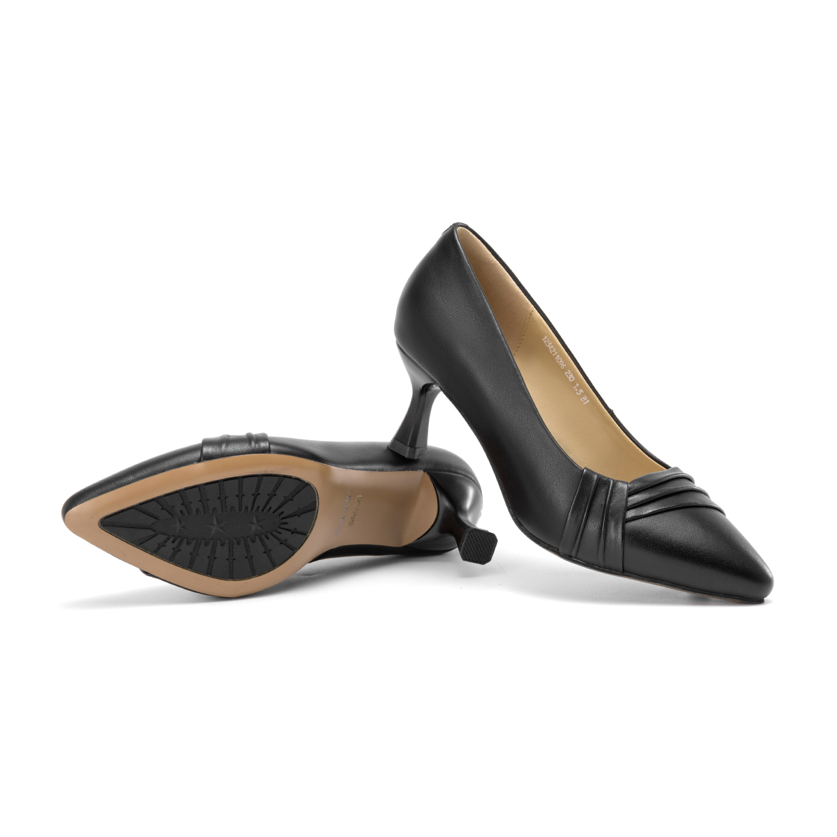 Purchase (Women) Aokang Leather Pointed Toe 'Professional Low-Cut High Heels' 1234211096
