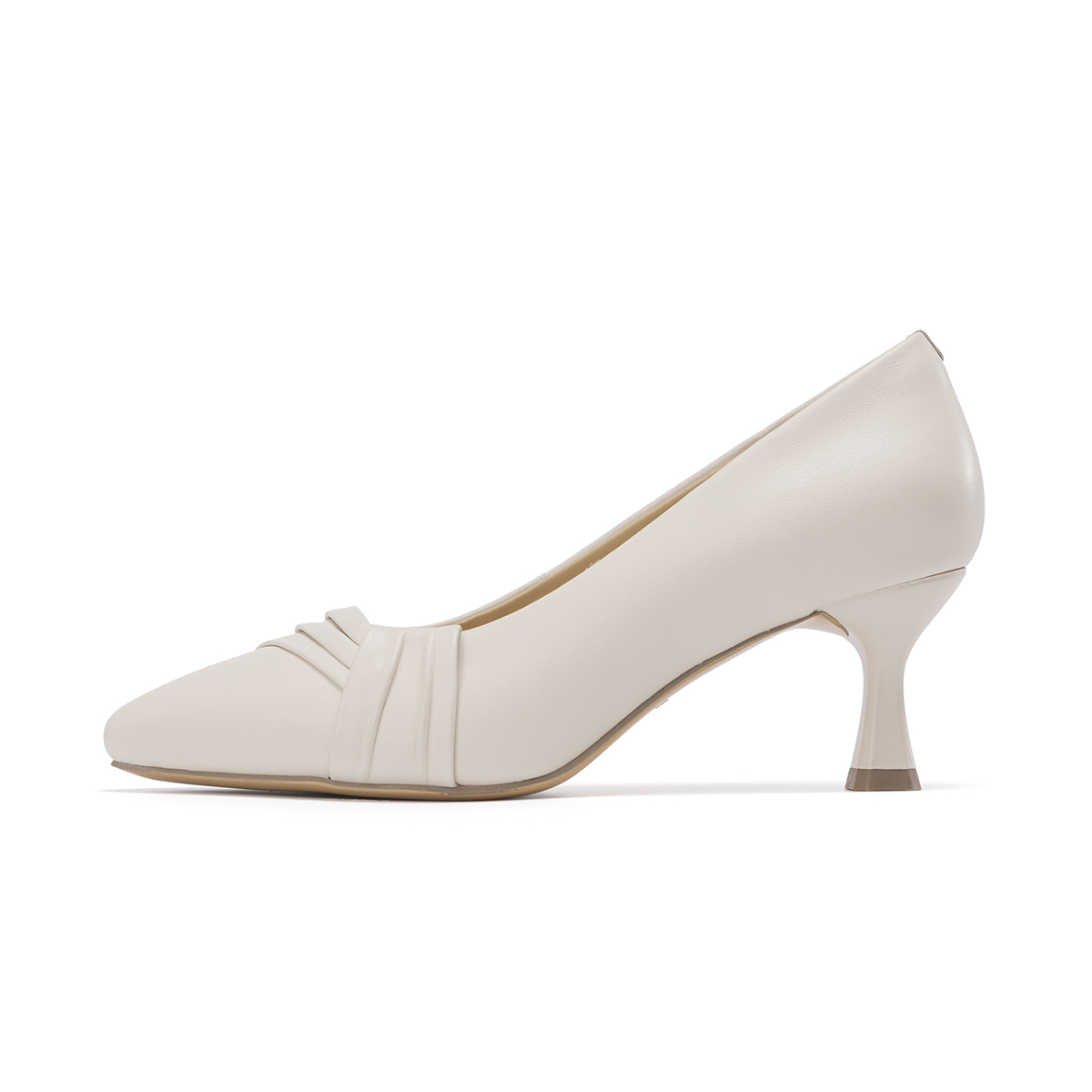 Details for (Women) Aokang Leather Pointed Toe 'Professional Low-Cut High Heels' 1234211096