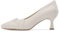 Details for (Women) Aokang Leather Pointed Toe 'Professional Low-Cut High Heels' 1234211096