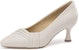 (Women) Aokang Leather Pointed Toe 'Professional Low-Cut High Heels' 1234211096