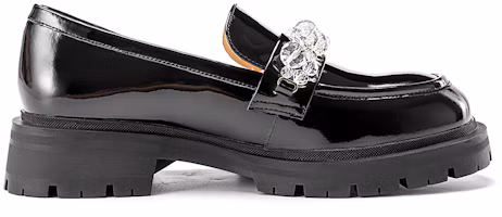Lookbook (W) Sepatu Kasual Kulit Aokang Gaya British Hitam Toe Bulat 1224414045