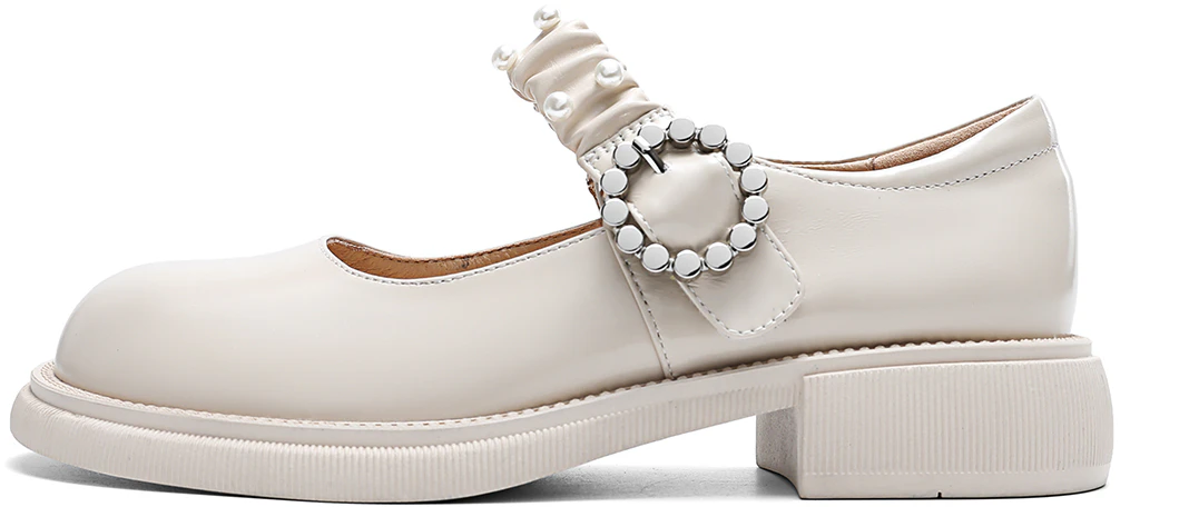 women-aokang-leather-round-toe-casual-flats-sweet-comfort-beige-1224314026