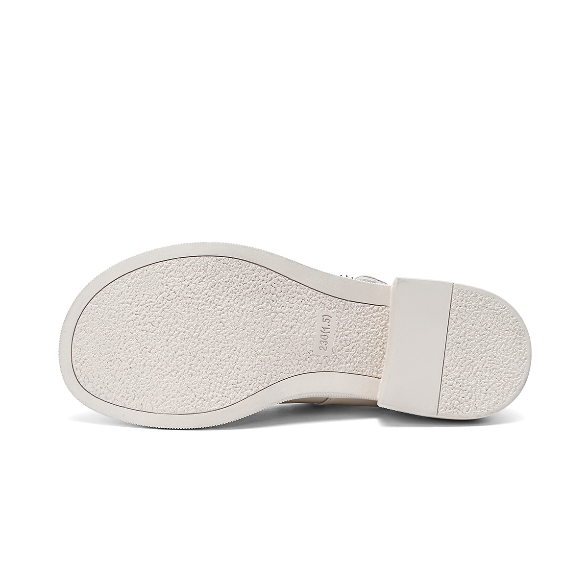 (W) Aokang Leather Round Toe Casual Flats 'Sweet CMFT Beige' 圖 5