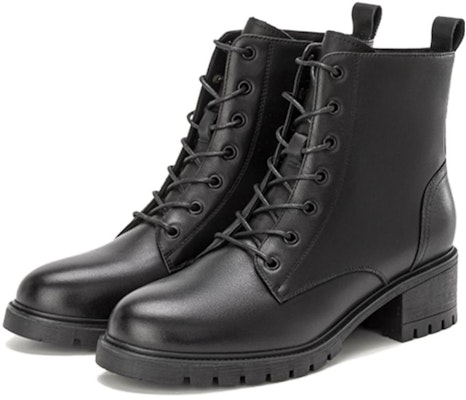 (W) 奥康圆头时尚中筒马丁靴‘黑色’ 1224913032 Lookbook (W) 奥康圆头时尚中筒马丁靴‘黑色’ 1224913032