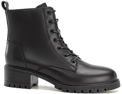 (W) 奥康圆头时尚中筒马丁靴‘黑色’ 1224913032 Shop (W) 奥康圆头时尚中筒马丁靴‘黑色’ 1224913032