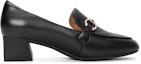 Shop (W) Aokang Kulit Sepatu Leper Tumit Tebal 'Hitam' 1224414049
