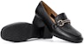 (W) Aokang Kulit Sepatu Leper Tumit Tebal 'Hitam' 1224414049