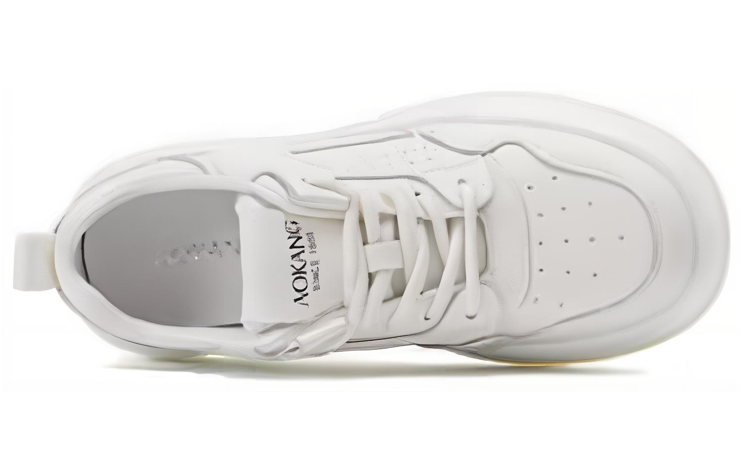 Lookbook (W) AOKANG ベージュ ラウンドトゥ レースアップ スニーカー 1234422082