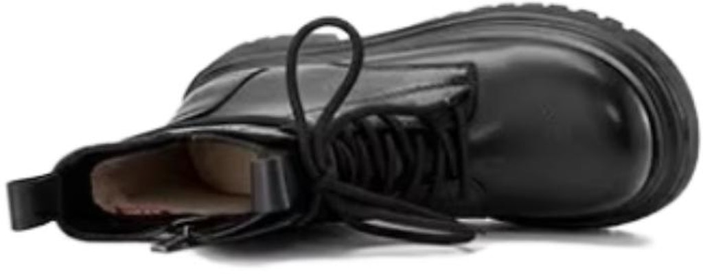 奧康AOKANG 牛皮革 圓頭繫帶 中筒 馬丁靴 5.5公分 女款 黑色 Shop 奧康AOKANG 牛皮革 圓頭繫帶 中筒 馬丁靴 5.5公分 女款 黑色