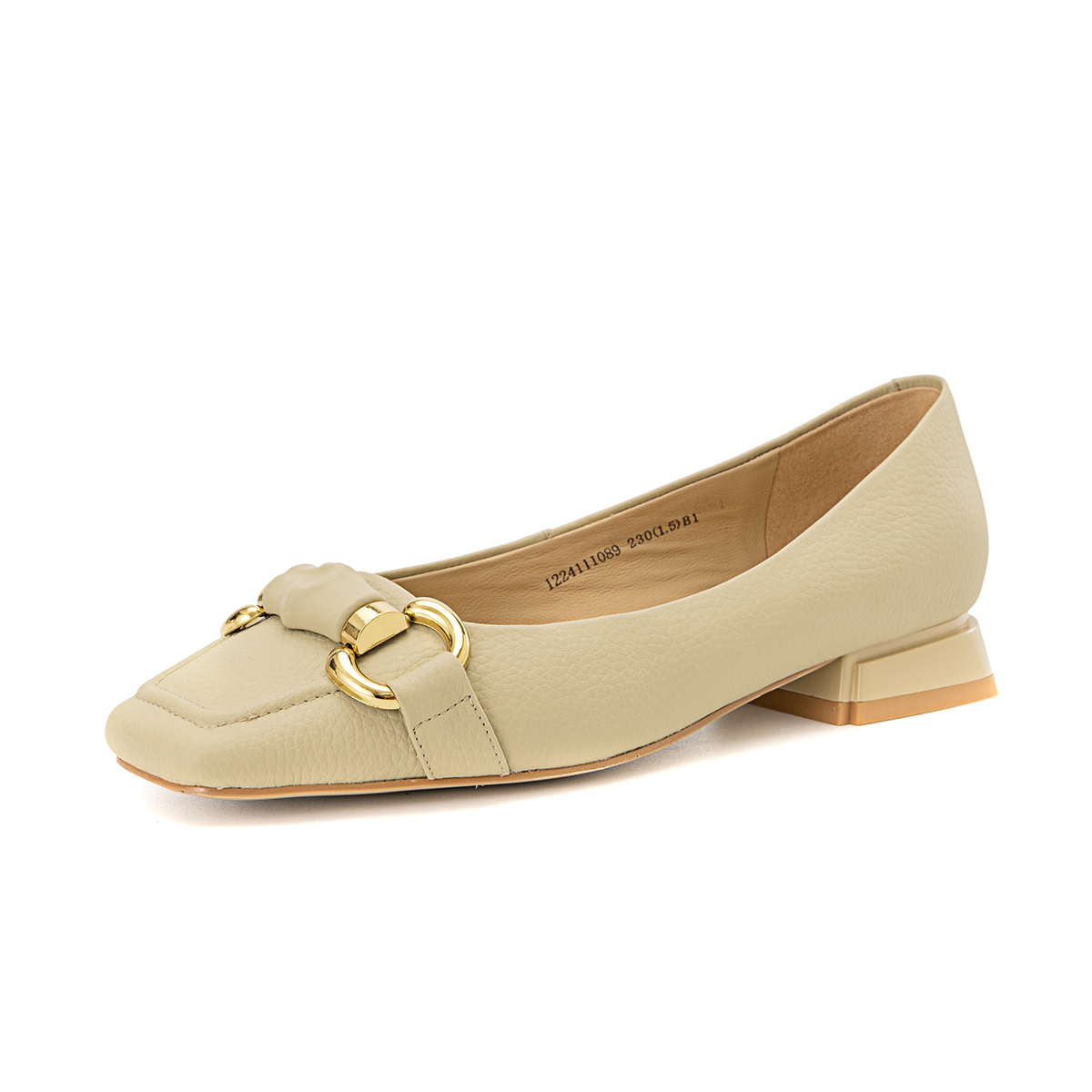 (W) Aokang Leather Slip-On 'CMFT Commute Versatile Casual Yellow' 圖 2