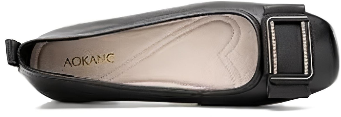 奧康AOKANG 皮革 套腳百搭 休閒單鞋 女款 黑色 Shop 奧康AOKANG 皮革 套腳百搭 休閒單鞋 女款 黑色