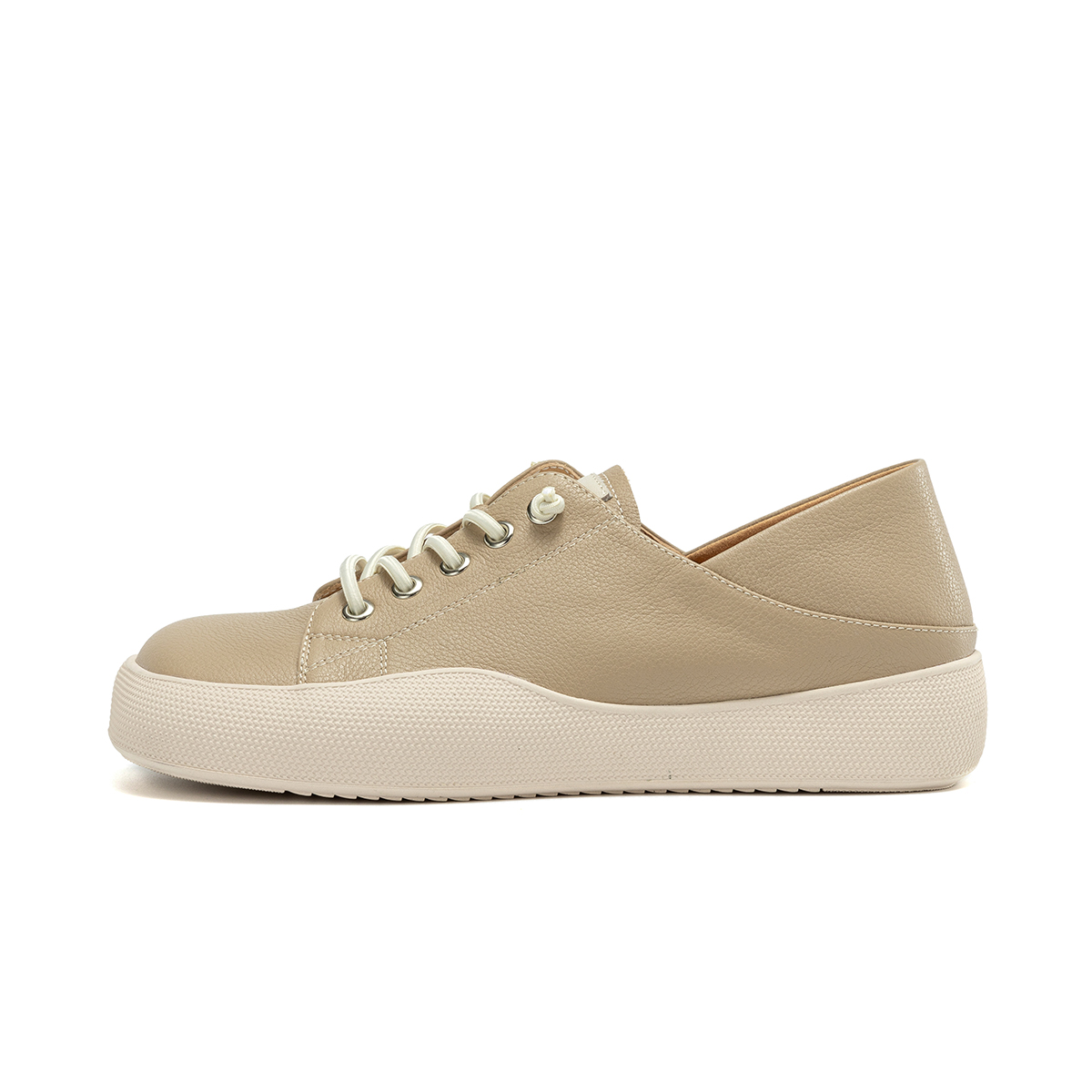 (W) Aokang Leather Square Toe 'Fashion Casual Flats' 圖 2