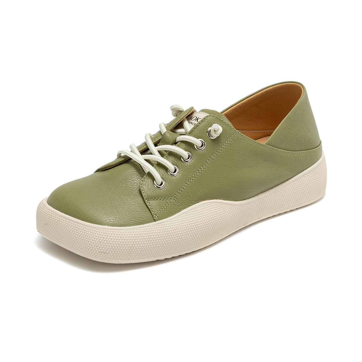 (W) Aokang Leather Square Toe 'Fashion Casual Flats' 圖 7