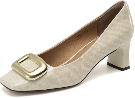 (Women) Aokang Leather Square Toe Slip-On Chunky Heel 5.5cm 'Comfort' 1234211053 Lookbook (Women) Aokang Leather Square Toe Slip-On Chunky Heel 5.5cm 'Comfort' 1234211053