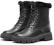 Lookbook (W) But Martin Kulit Aokang Tapak Tebal Hujung Bulat Mid-Calf 'Hitam' 1214013037
