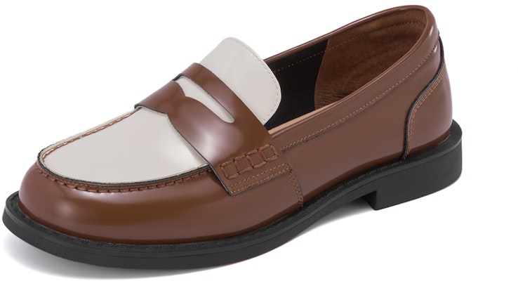 (Women) Aokang Leather Vintage Colorblock Loafer 'Fashion Patchwork' 1234424011 Sizing (Women) Aokang Leather Vintage Colorblock Loafer 'Fashion Patchwork' 1234424011