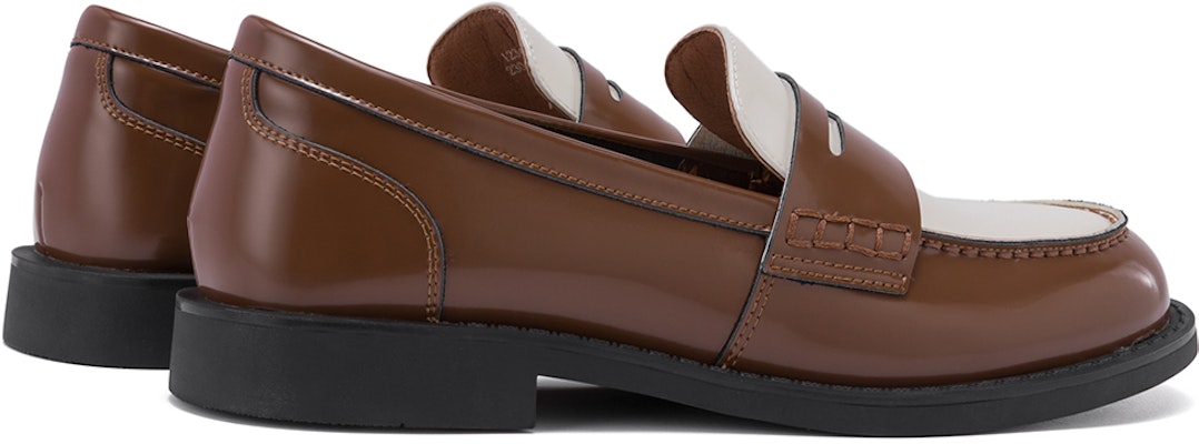 (Women) Aokang Leather Vintage Colorblock Loafer 'Fashion Patchwork' 1234424011 Cheap (Women) Aokang Leather Vintage Colorblock Loafer 'Fashion Patchwork' 1234424011