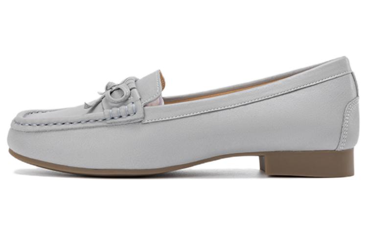 (Women) Aokang Loafer 'Blue Square Toe' 1234421028