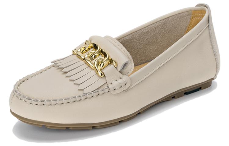 Order (W) AOKANG 快適ベージュローファー (AOKANG Kaiteki Beeju Rōfā) 1234321047