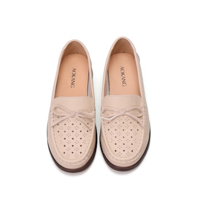 (W) 아오캉 패션 펀칭 베이지 로퍼 1234321031 Shop (W) 아오캉 패션 펀칭 베이지 로퍼 1234321031