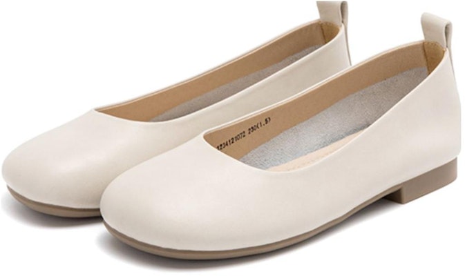 (Women) Aokang Low-Cut Fashion Casual Flat 'White' 1234121072 Order (Women) Aokang Low-Cut Fashion Casual Flat 'White' 1234121072