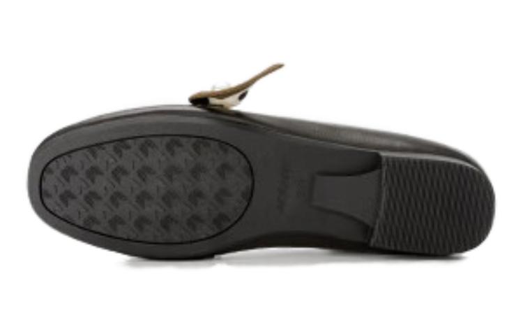 Lookbook (W) Sepatu Casual Aokang Slip-On Hak Rendah 'Hitam' 1234124000