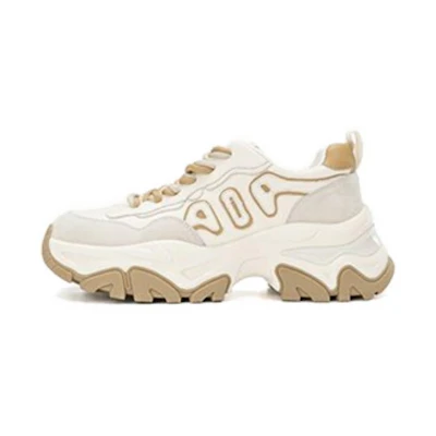 (W) Aokang Low-Top 'Beige Apricot Colorblock'
