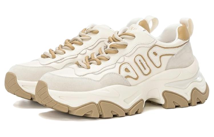 Lookbook (W) 奥康低帮鞋‘米杏拼色’ 1224432017