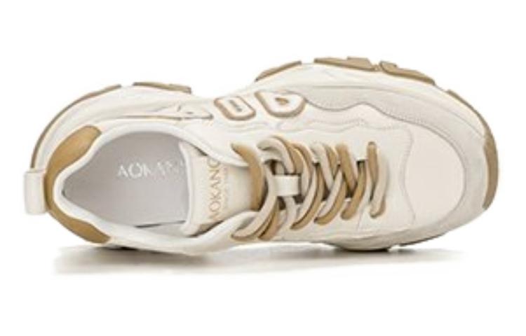 Shop (W) 奥康低帮鞋‘米杏拼色’ 1224432017