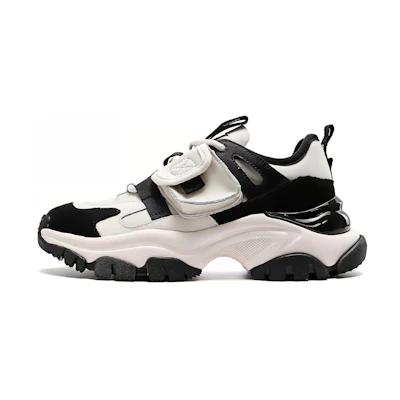 (W) Aokang Low-Top 'Beige Black Fashion Casual'