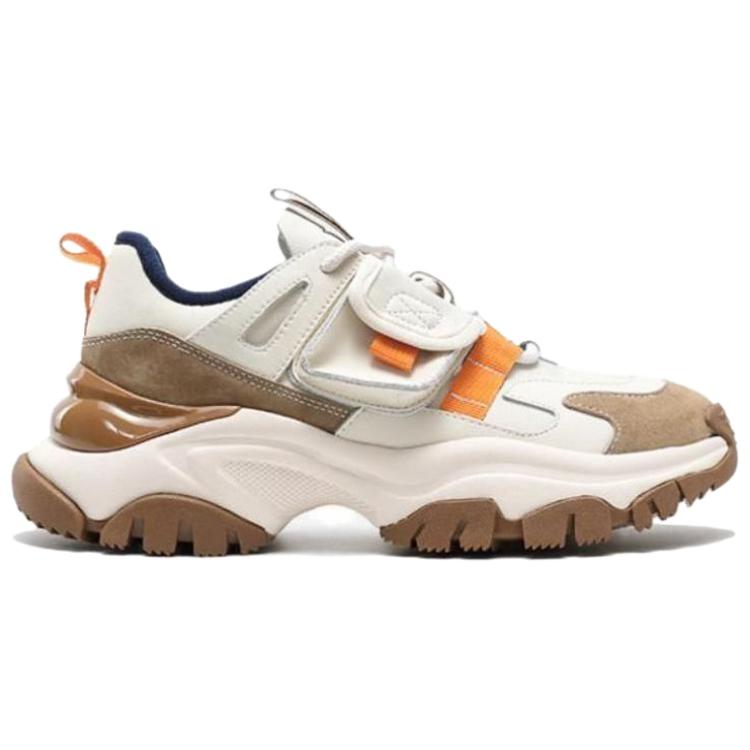 Order 奧康AOKANG 百搭系帶時尚休閒 低幫 老爹鞋 女款 米卡其色