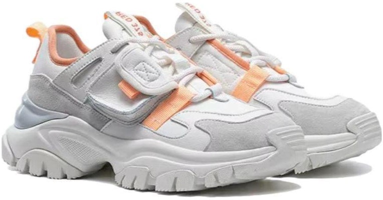 (W) Zapatillas Aokang Low-Top Beige Naranja Estilo Casual Retro. 1224332007 Shop (W) Zapatillas Aokang Low-Top Beige Naranja Estilo Casual Retro. 1224332007