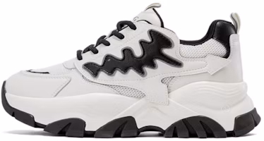 (Women) Aokang Low-Top 'Fashion Comfort White Black' 1234432022 (Women) Aokang Low-Top 'Fashion Comfort White Black' 1234432022