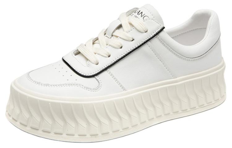 Order 奧康AOKANG 時尚潮流 防滑減震 低幫 板鞋 女款 白色