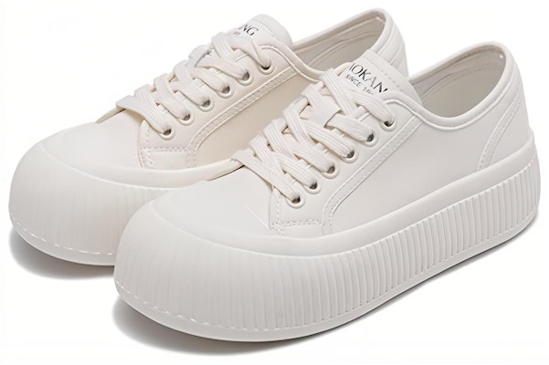 (Women) Aokang Low-Top Lace-Up 'Beige' 1234322077 Shop (Women) Aokang Low-Top Lace-Up 'Beige' 1234322077