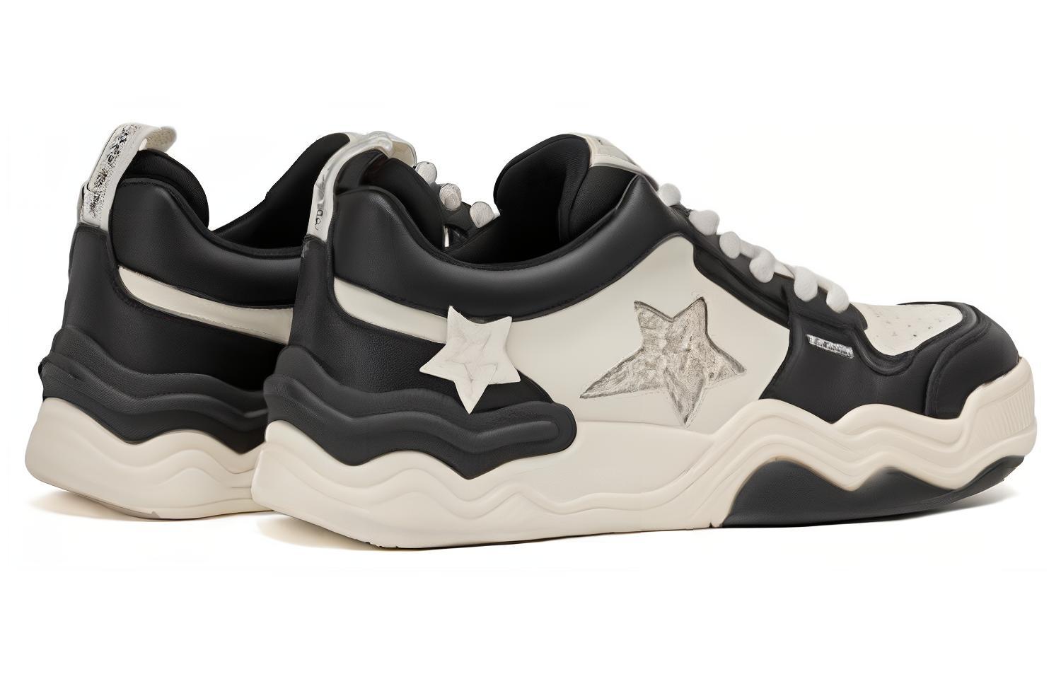 (W) Aokang Low-Top Lace-Up Sneakers 'Beige Black' 圖 4