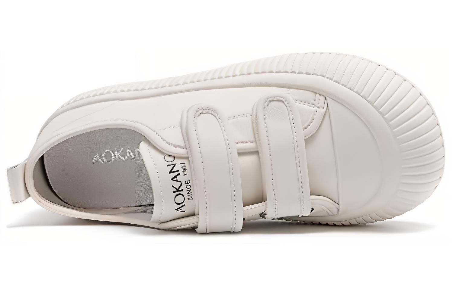 (W) Aokang Low-Top Skateboard Shoe 'White' 圖 5