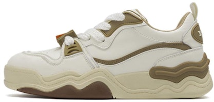 (Women) Aokang Low-Top Sneaker 'Beige-Apricot Colorblock' 1234422070 (Women) Aokang Low-Top Sneaker 'Beige-Apricot Colorblock' 1234422070