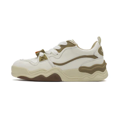 (W) Aokang Low-Top Sneaker 'Beige-Apricot Colorblock'