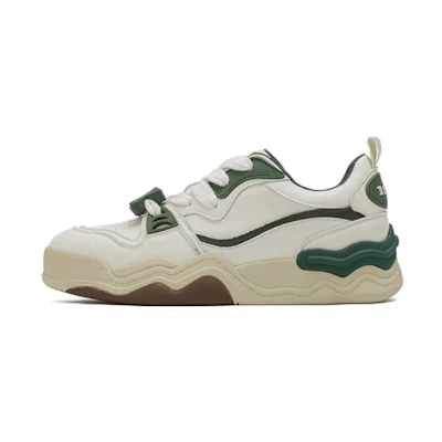 (W) Aokang Low-Top Sneakers 'Beige Green Colorblock'