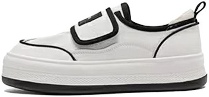 (Women) Aokang Low-Top Velcro Sneakers 'Beige Black' 1234322073 (Women) Aokang Low-Top Velcro Sneakers 'Beige Black' 1234322073