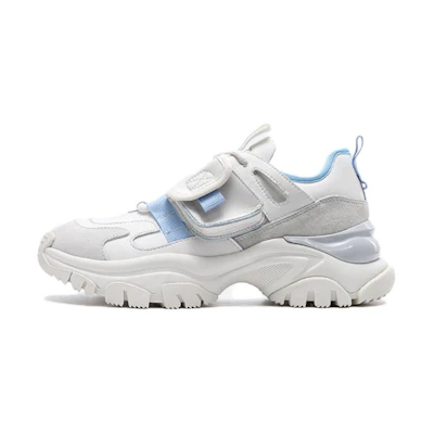 (W) Aokang Low Top 'Beige Blue Dad Shoe'