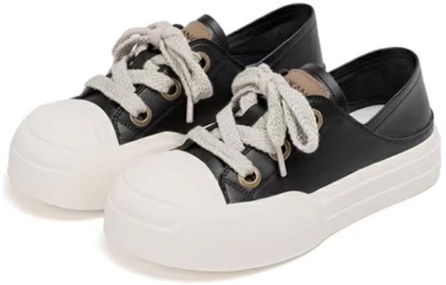 (W) Aokang Low Top 'Zapatos Negros de Cuero Casual y Cómodos' 1234422029 Lookbook (W) Aokang Low Top 'Zapatos Negros de Cuero Casual y Cómodos' 1234422029