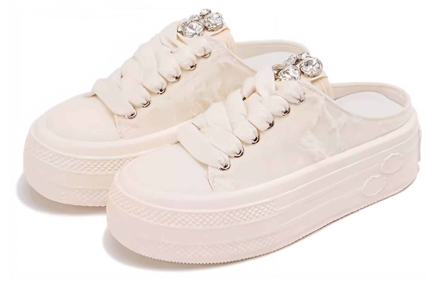 Lookbook (W) 奥康低帮帆布鞋'米色休闲款' 1234422057