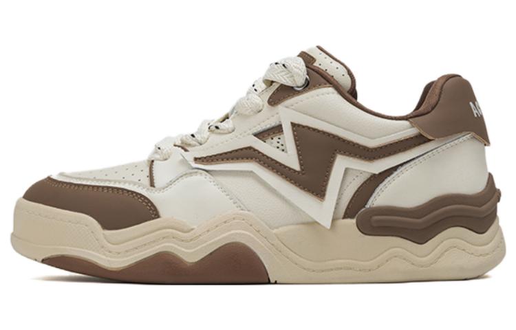 (Women) Aokang Low Top Casual 'Beige Coffee' 1234422076