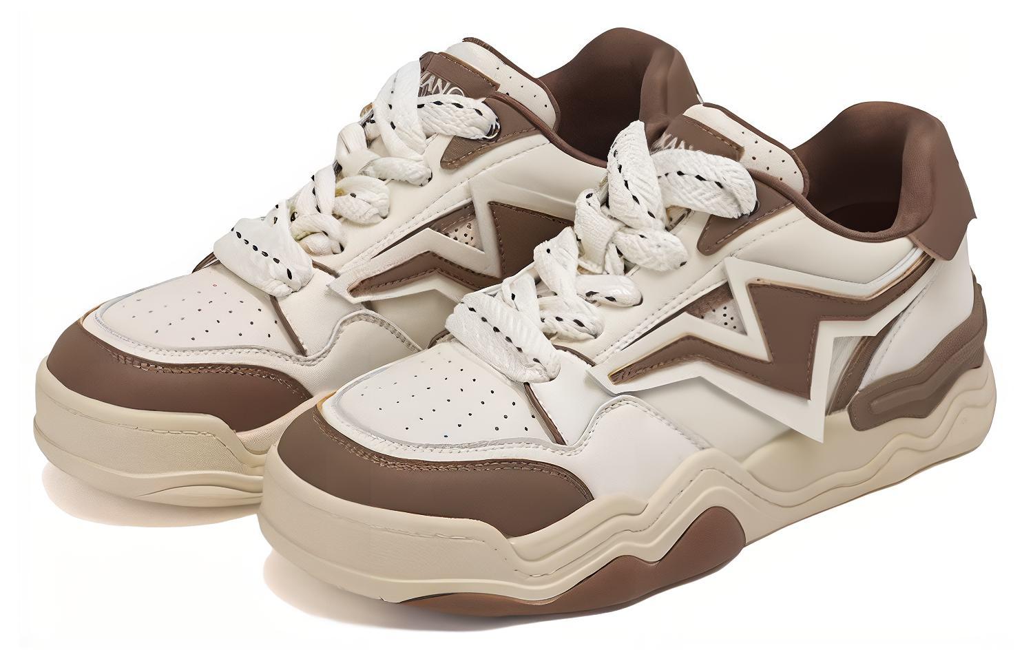 Lookbook (W) Aokang Low Top Kasual 'Beige Coffee' 1234422076