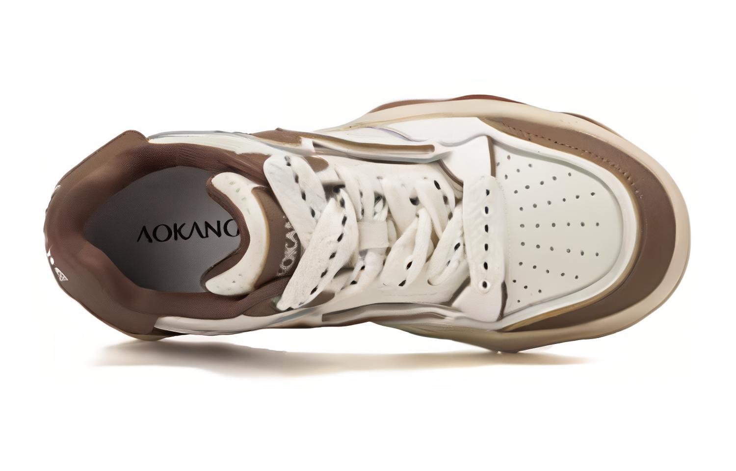 Purchase (W) Aokang Low Top Kasual 'Beige Coffee' 1234422076