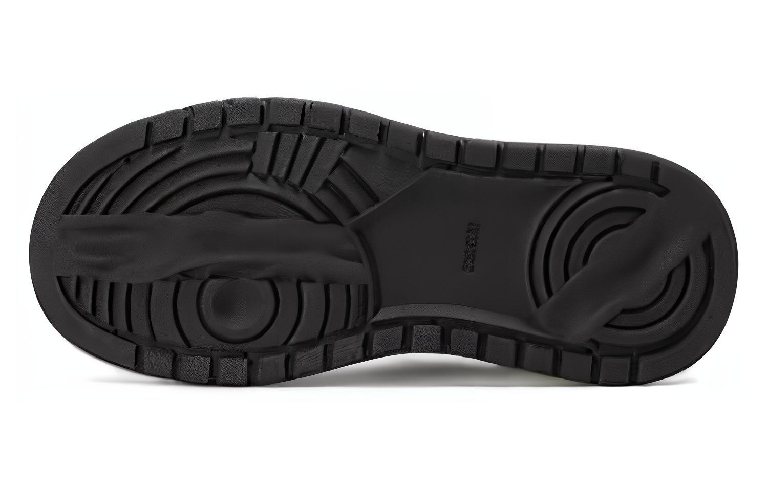 Shop (W) AOKANG ベージュ/黒 ローカットレザースニーカー 1234422081