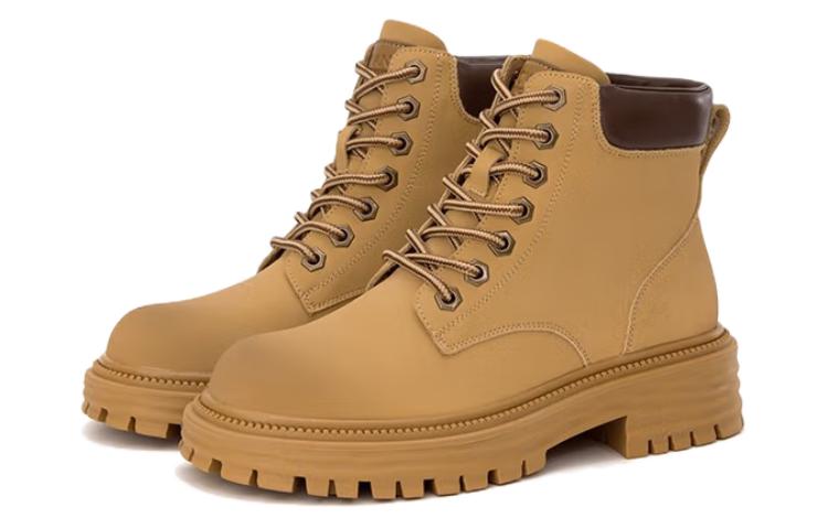 (W) Aokang Martin Boots 'Casual Yellow Mid-Top' 圖 3